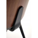 Стул HALMAR K563 серый/черный/орех